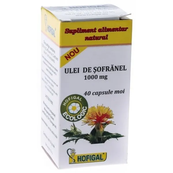 Ulei de sofranel 1000 mg  40 capsule moi