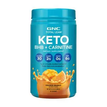 BHB si Carnitina cu aroma de portocale si mango Total Lean, 390g, GNC