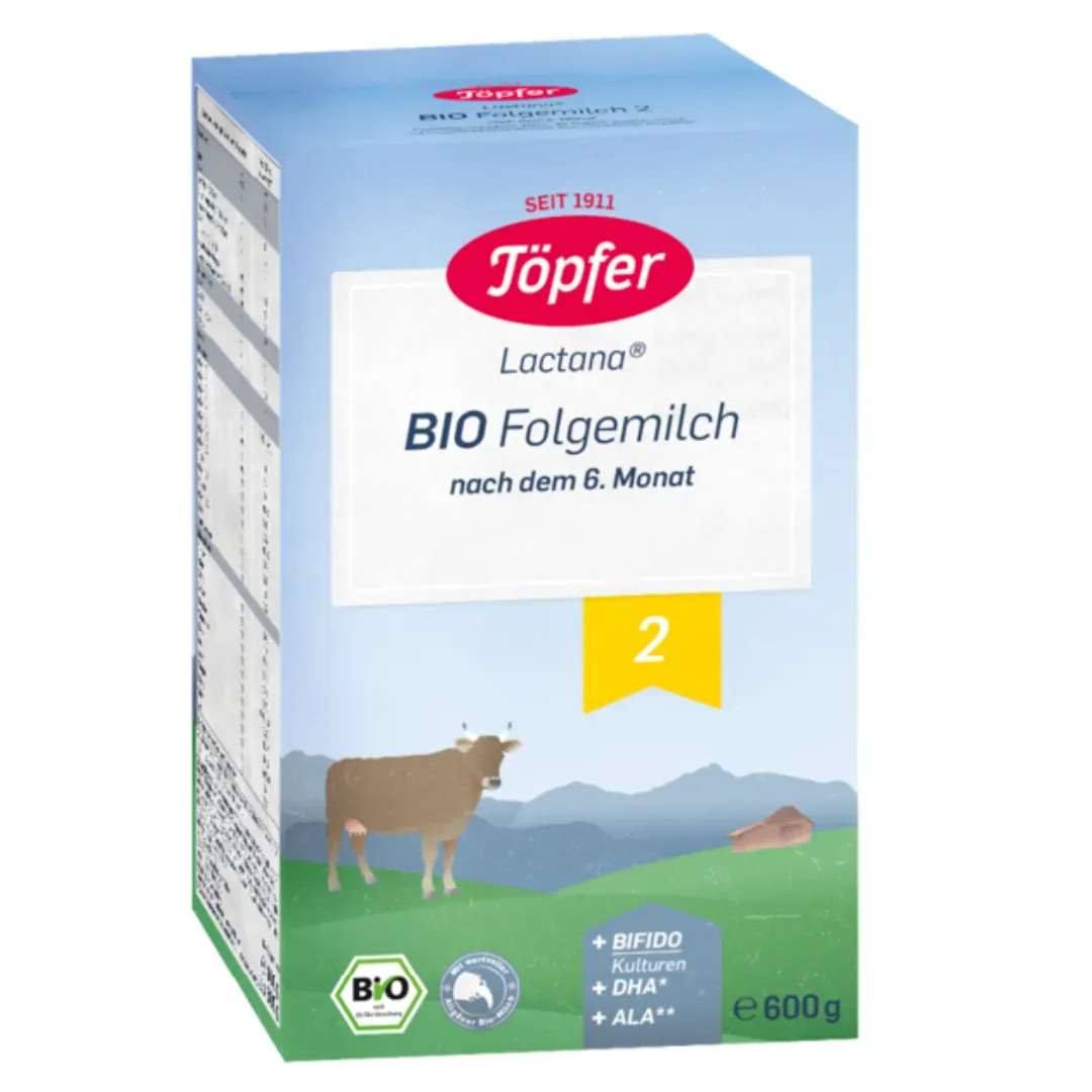 Topfer Bio 2, formula de lapte praf de la 6 luni x 600 grame