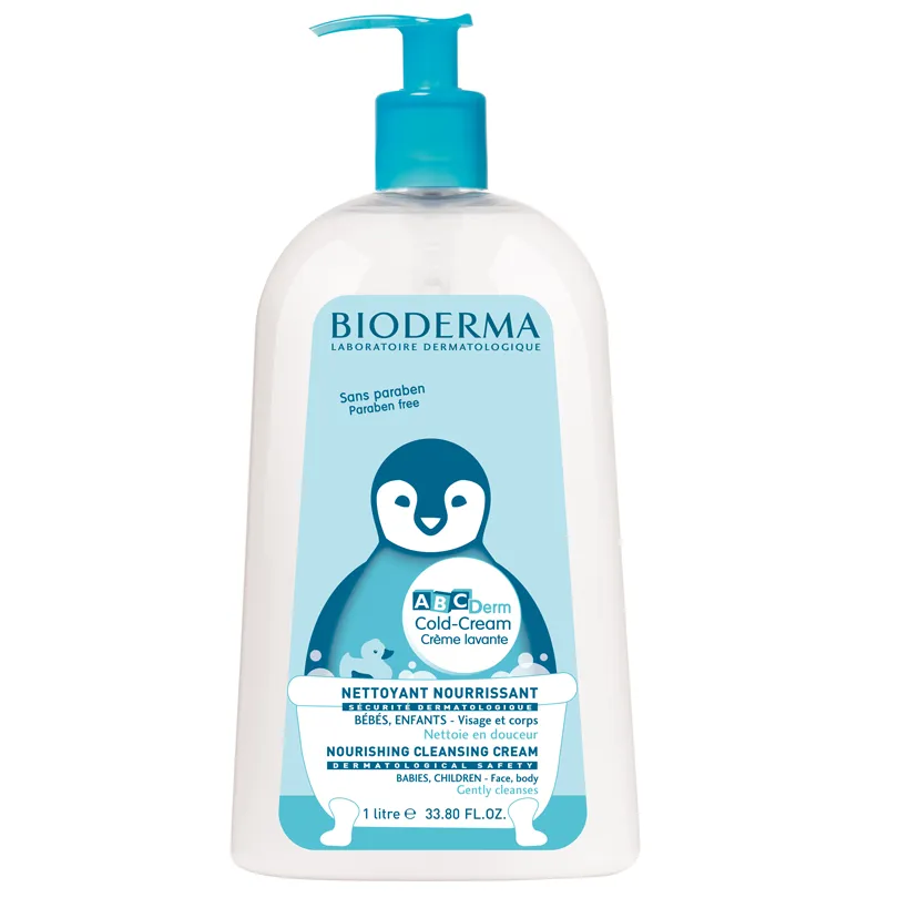 BIODERMA Crema de spalare ABCDerm Cold Cream, 1L