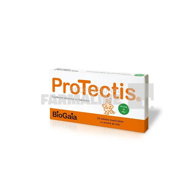 BioGaia Protectis cu aroma de mar 10 tablete masticabile