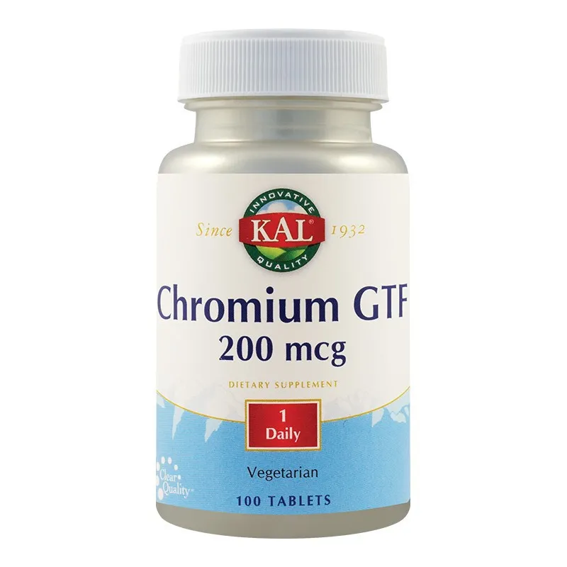Chromium GTF 200mcg x 100tb (Kal)