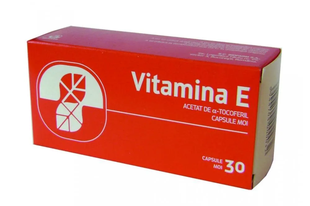 Vitamina E, 30 capsule moi, Biofarm