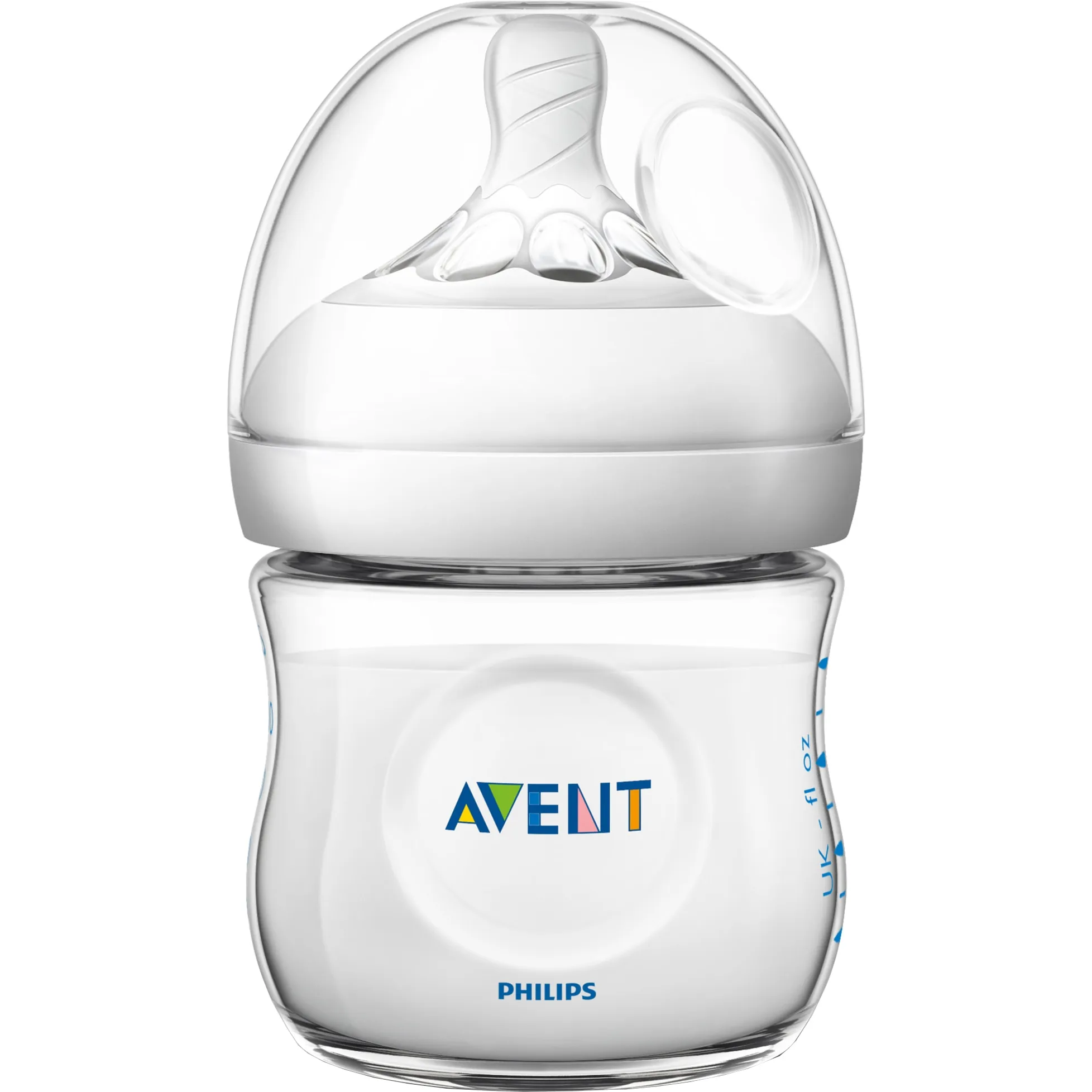 AVENT Biberon Natural PP, SCF030/17, 125 ml, Tetina debit lent, 0 luni