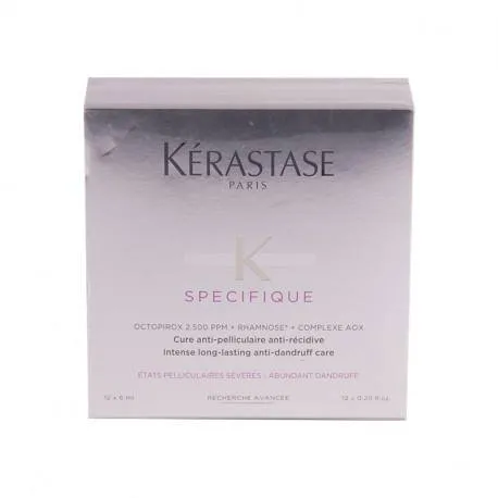 KERASTASE SPECIFIQUE CURE ANTI-PELLICULAIRE Tratament Anti-Matreata 12*6ml