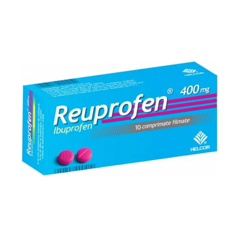 Reuprofen, 400 mg, 10 comprimate, Helcor