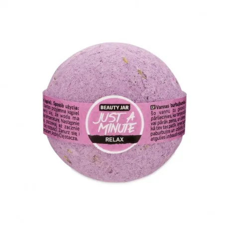 Beauty Jar Bila de baie efervescenta relaxanta cu lavanda, Just a minute, 150g