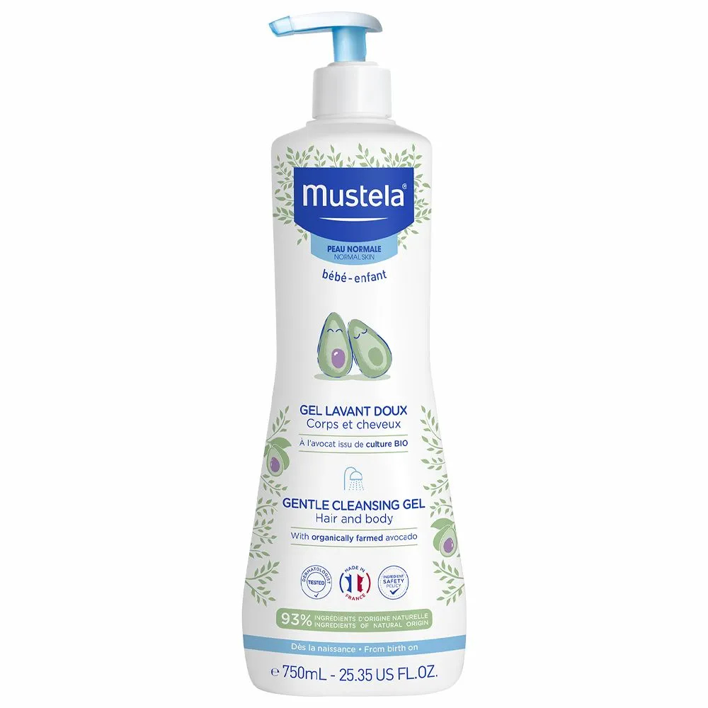 Gel de curatare par si corp, 750 ml, Mustela