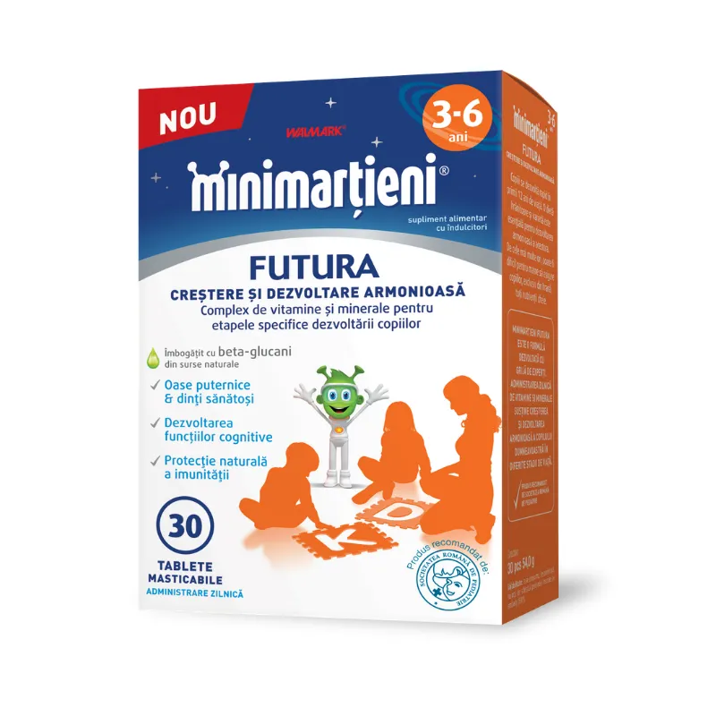 Minimartieni Futura 3-6 x 30 tablete Walmark