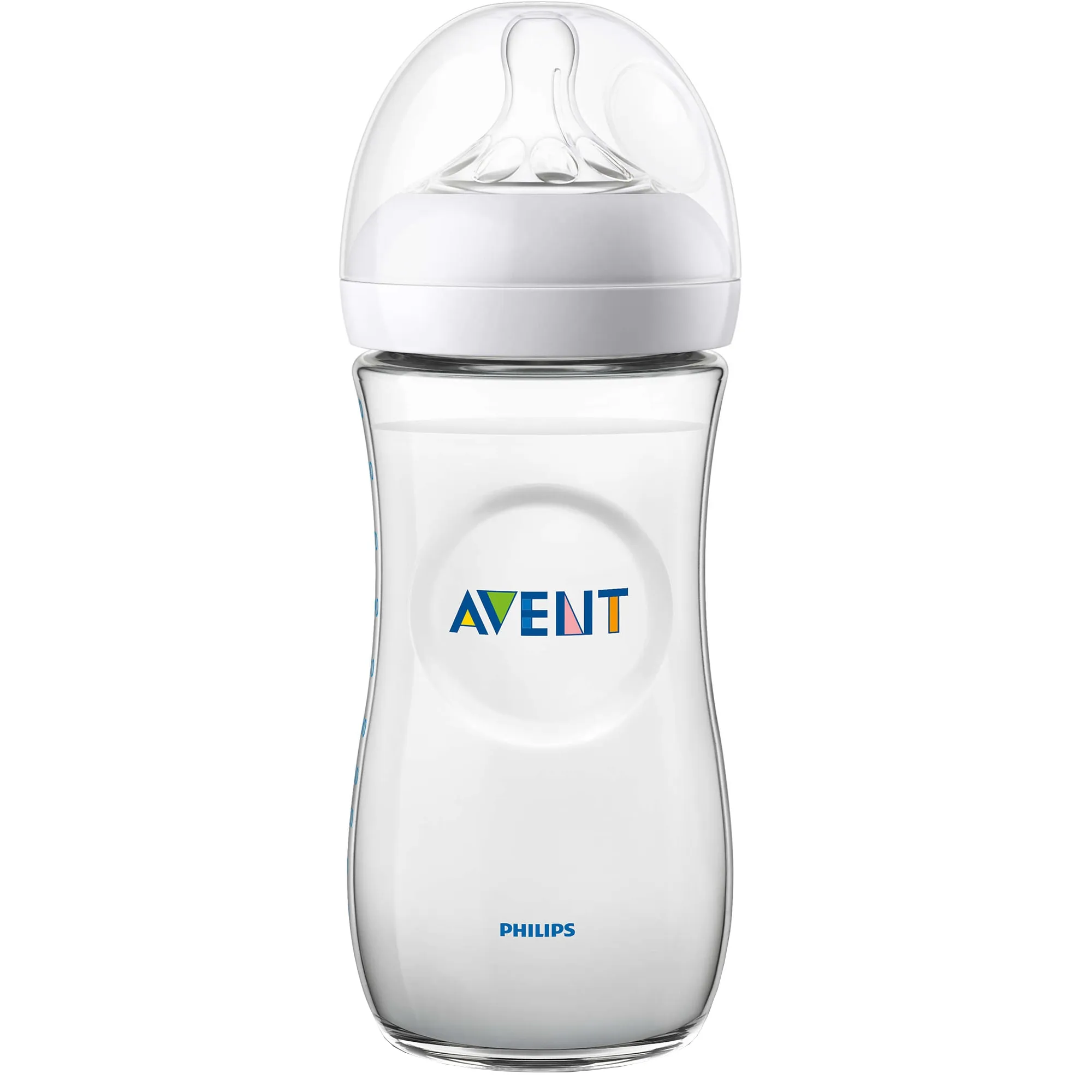 AVENT Biberon Natural PP, SCF036/17, 330 ml, Tetina debit rapid, +6 luni