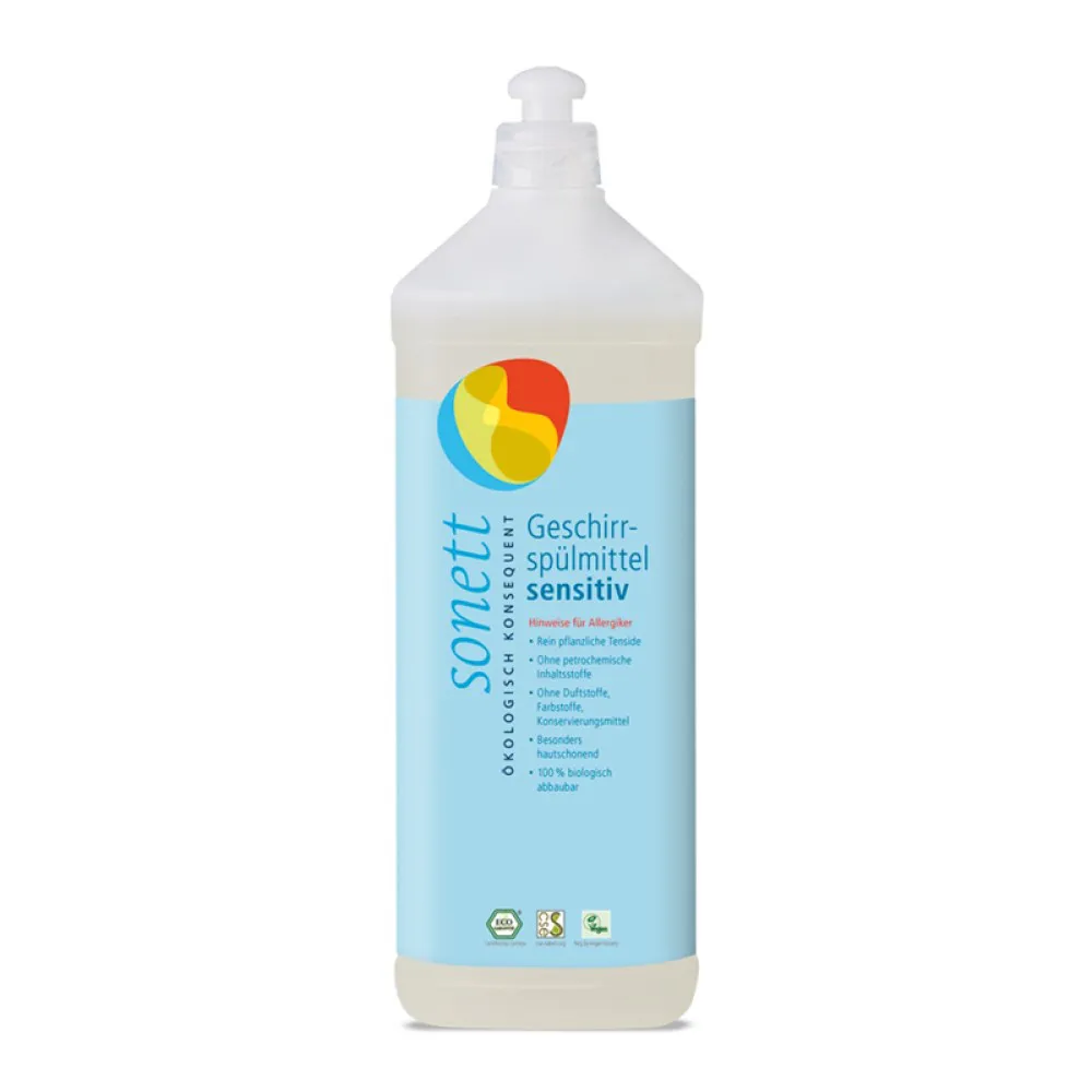 Detergent ecologic pentru spalat vase - neutru (1 L)