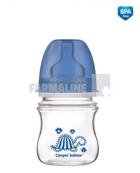 Canpol 35/205 Biberon anticolici gat larg 120 ml