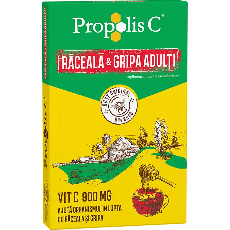 Propolis C raceala si gripa adulti x 8 plicuri
