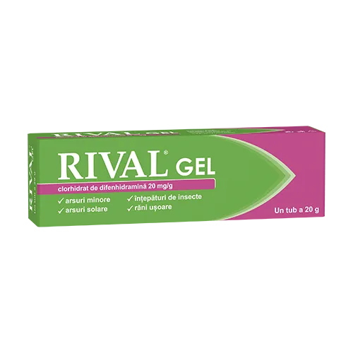 RIVAL 20 mg/g x 1 GEL 20mg/g FITERMAN PHARMA S R