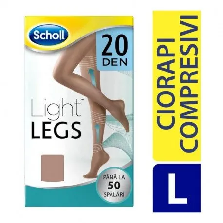 Scholl Ciorapi Picioare Usoare 20 DEN Beige, L