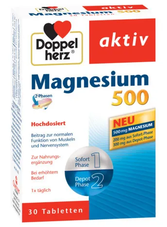 DOPPELHERZ AKTIV MAGNEZIU 500MG X 30 TABLETE