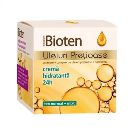 BIOTEN 24h Crema Hidratanta cu Uleiuri ten normal/mixt, 50 ml