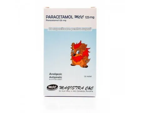 MAGISTRA PARACETAMOL 125MG SUPOZITOARE 10BUC