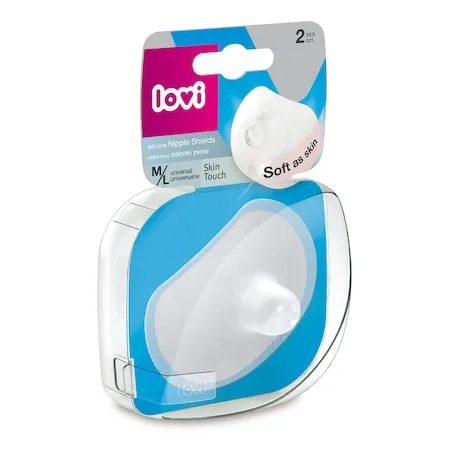 Lovi protectoare mamelon Skin touch marimea M/L x 2 bucati (cod 5/606)