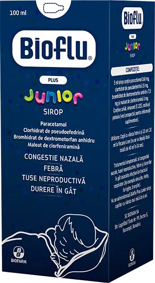 BIOFLU PLUS JUNIOR SIROP 100ML