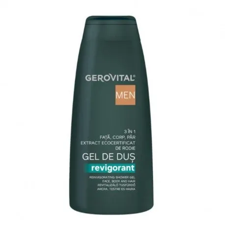 GH3 Men Gel de dus revigorant 3 in 1, 400 ml