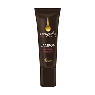 Farmec Argan Plus Sampon cu Jojoba par fragil 40 ml