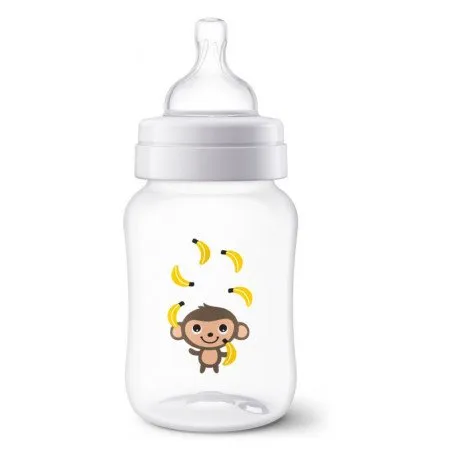 AVENT Biberon Anticolici Clasic Maimuta, 260 ml