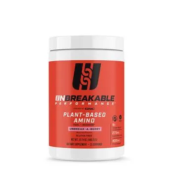 Aminoacizi vegetali cu aroma de fructe de padure Unbreakable Performance, 446.25g, GNC