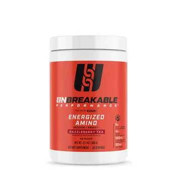 Amino cu aroma de ceai de fructe de padure Unbreakable Performance Energized, 360g, GNC