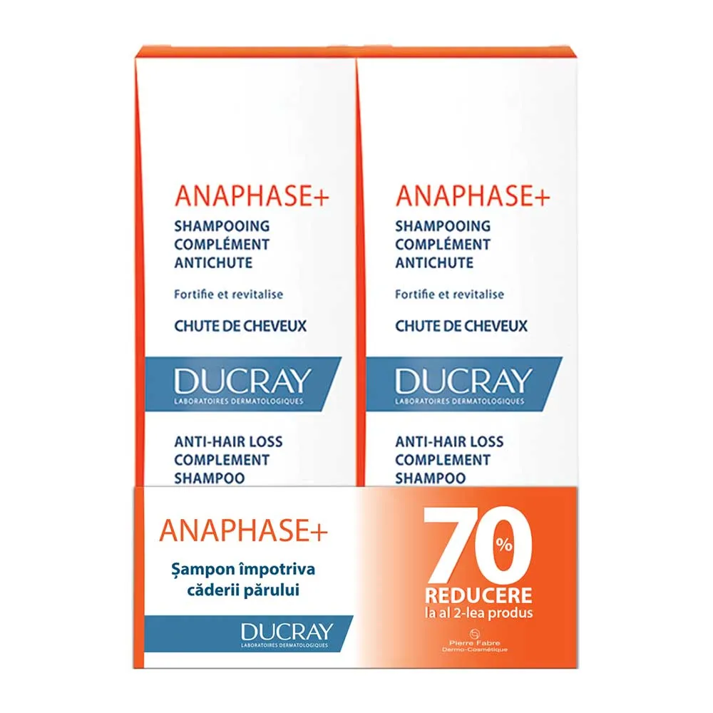 Ducray Sampon Anaphase + 200ml 1 + 70% reducere la al doilea produs