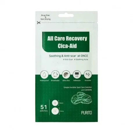 PURITO All Care Recovery Cica-Aid, 51 plasturi