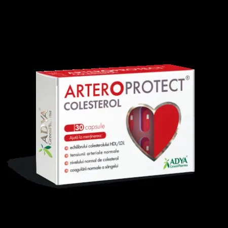 Arteroprotect Colesterol, 30 capsule, Adya Green Pharma