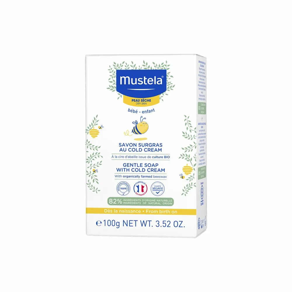 Sapun solid cu cold cream, 100 g, Mustela