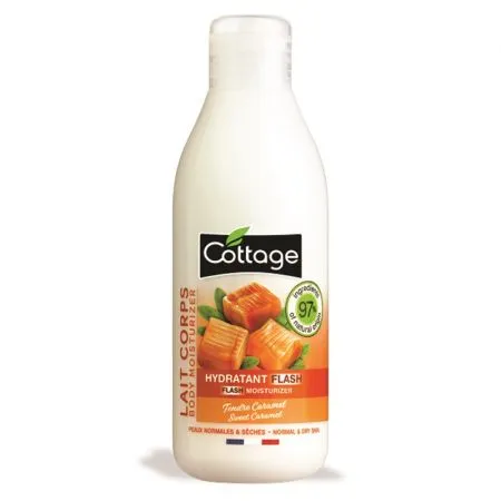 Lapte de corp hidratant Sweet Caramel, 200 ml, Cottage