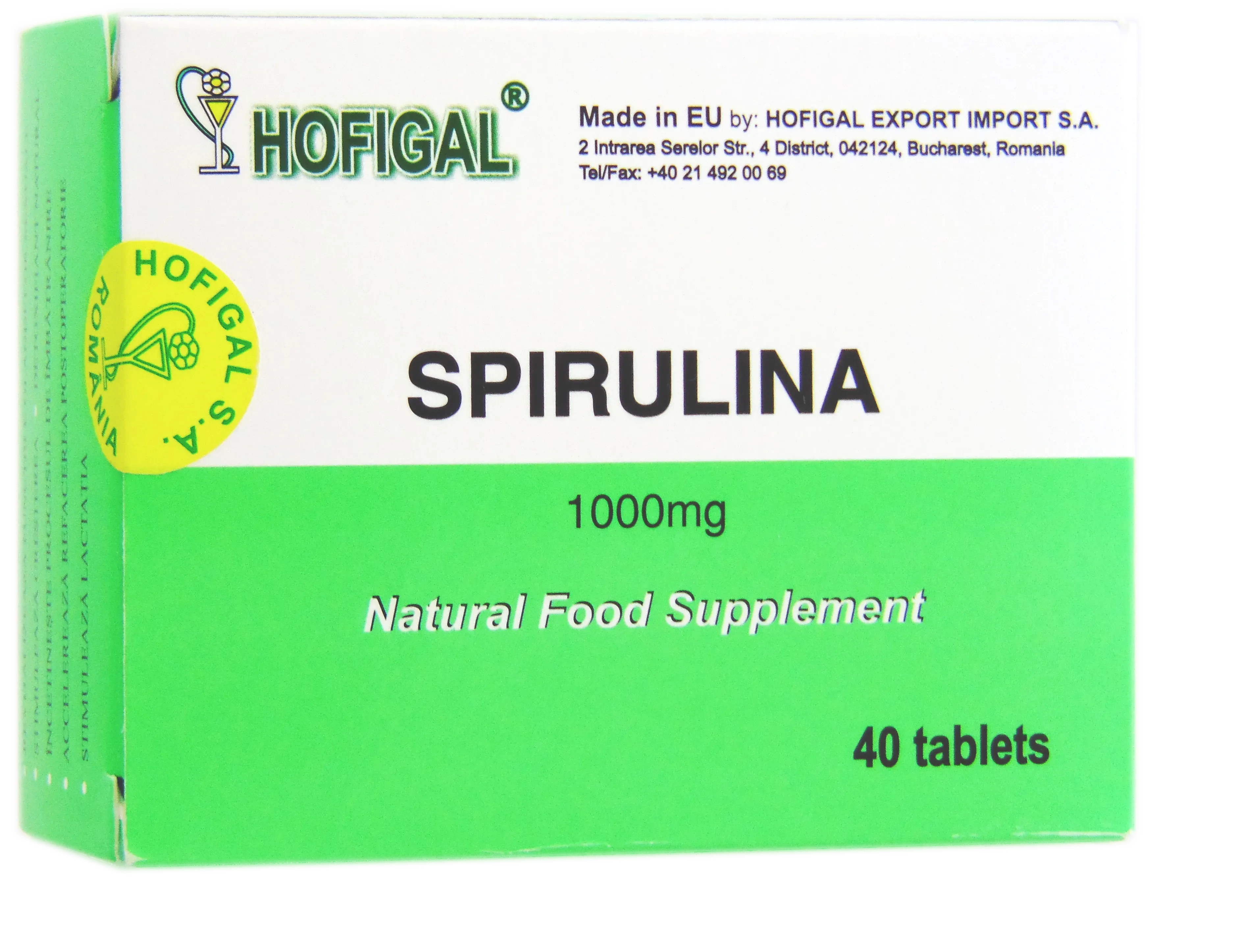 Hofigal Spirulina 1000mg x 40 capsule