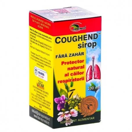 COUGHEND Sirop Fara Zahar x 100 ml.