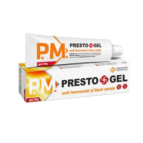 PrestoGel indicat in ingrijirea zonei ano-rectale, 25 g