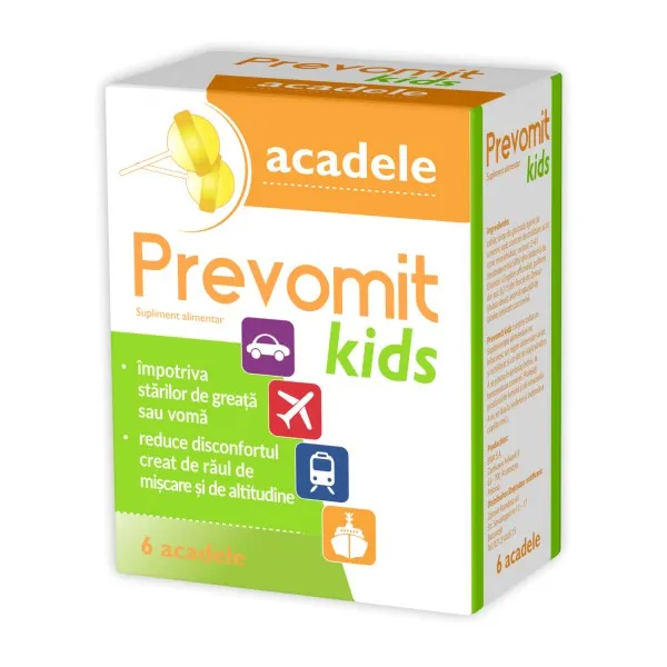 Zdrovit Prevomit Kids x 6 acadele