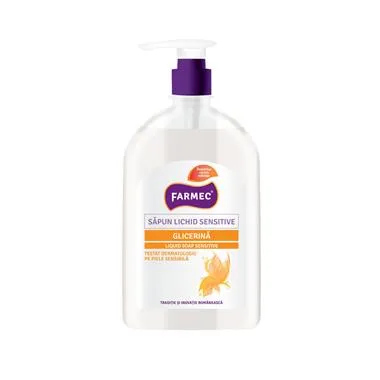 Farmec Sapun lichid Sensitive cu glicerina 500 ml