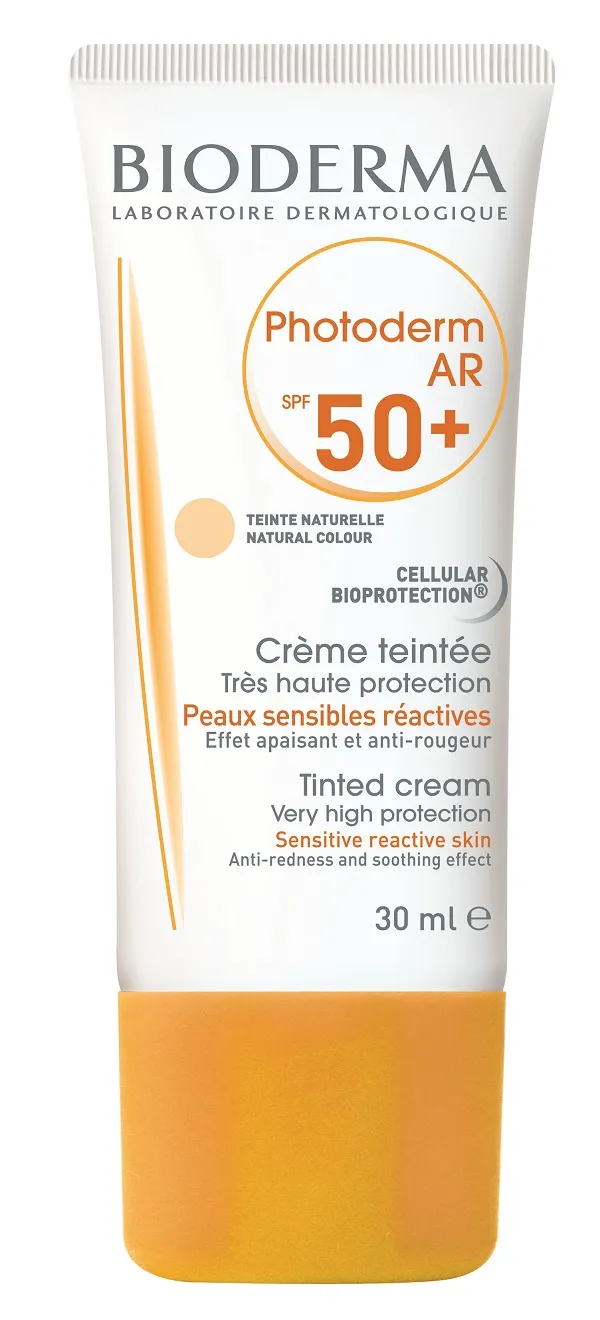 Cremă protecție solară colorată pentru piele sensibilă Photoderm AR SPF50+, 30 ml, Bioderma