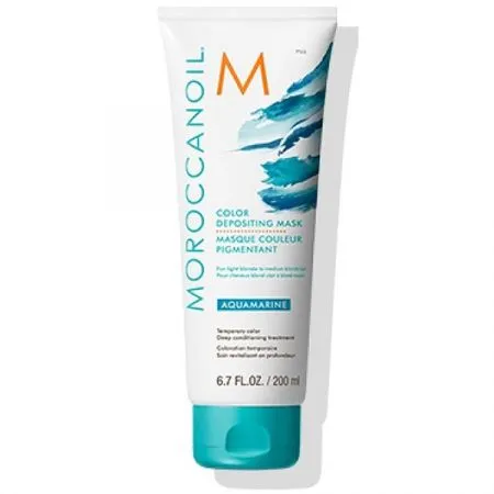 Masca de par nuantatoare Aquamarine, 200 ml, Moroccanoil