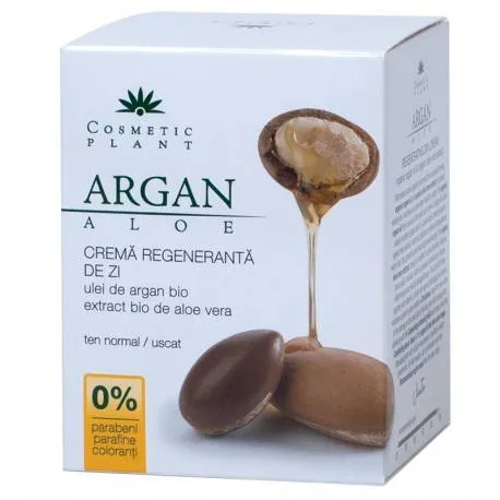 Crema regeneranta de zi cu ulei bio de argan, 50ml