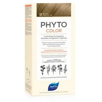 Vopsea par 9 Very Light Blond Phytocolor, 50ml, Phyto