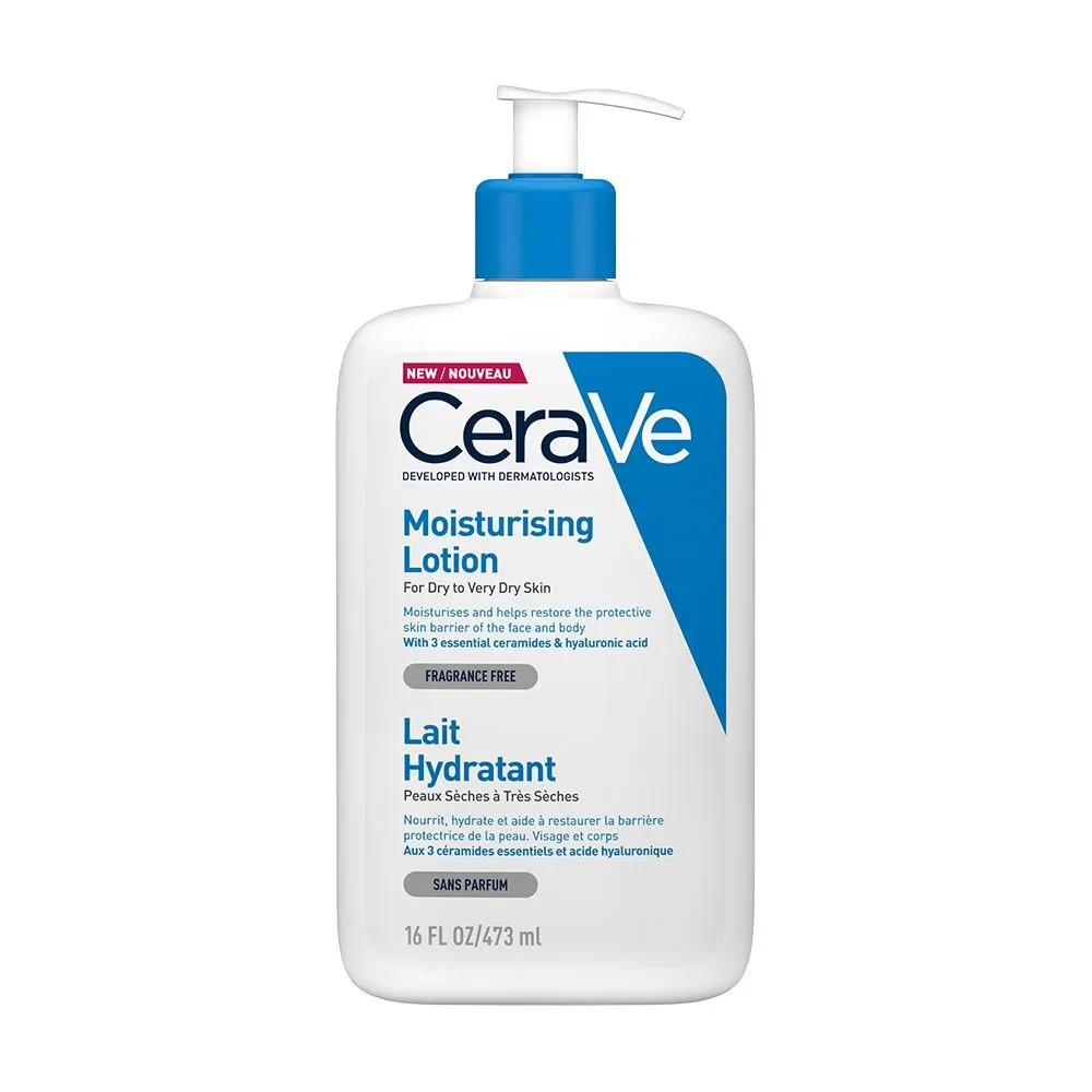 CERAVE LOTIUNE HIDRATANTA PT FATA SI CORP PIELE USCATA SI FOARTE USCATA 473ML