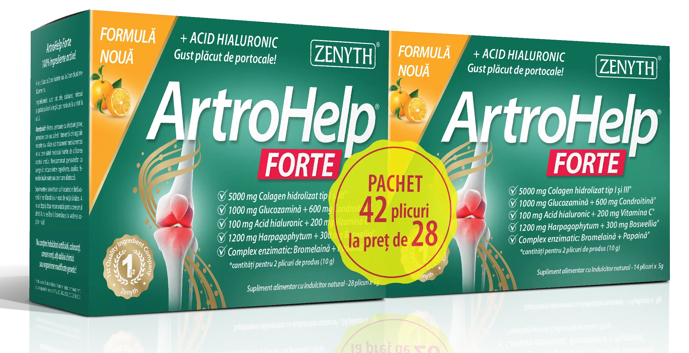 ArtroHelp Forte 28 plicuri +14 plicuri gratis-Zenyth