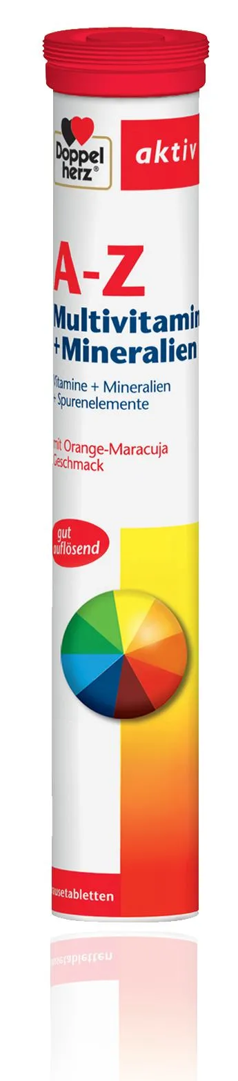 DOPPELHERZ A-Z Multivitamine si minerale, 15 comprimate efervescente
