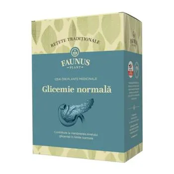 Ceai pentru glicemie normala Retete Traditionale, 180g, Faunus Plant