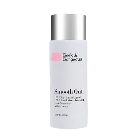 Lotiune exfolianta Smooth Out, 30 ml, Geek&Gorgeous