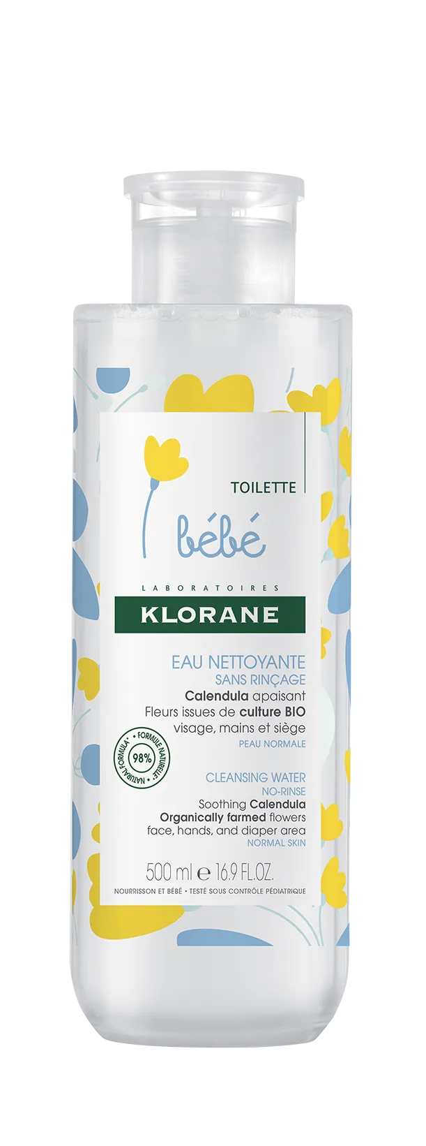KLORANE BEBE apa curatare x 500ml