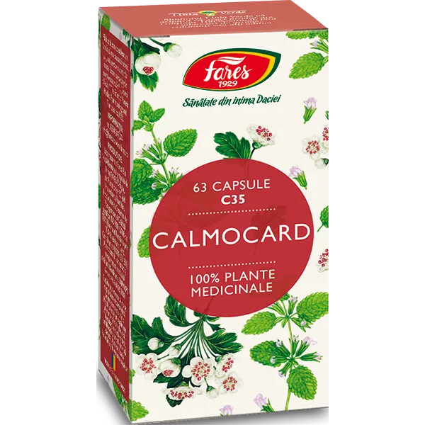 Calmocard , C35, 63 capsule, Fares